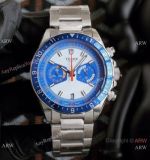 High Quality Replica Tudor Heritage Chrono Stainless steel Blue Watch